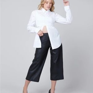 Spanx leather like Culottes. Size XS and S (selling two pair)